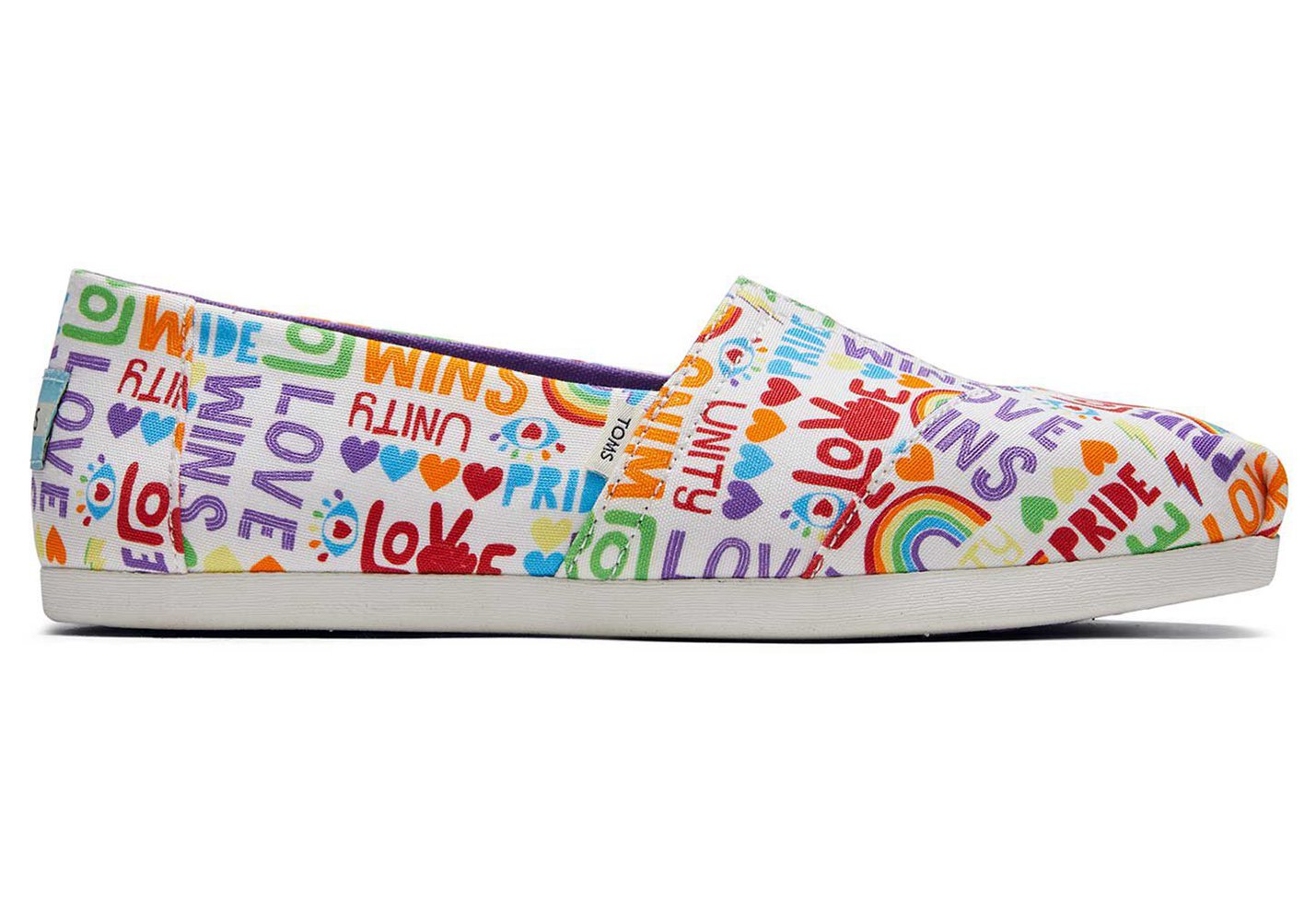 Toms Alpargata Unity Love Wins Espadrille Multicolor - Womens - 01675-HOTI